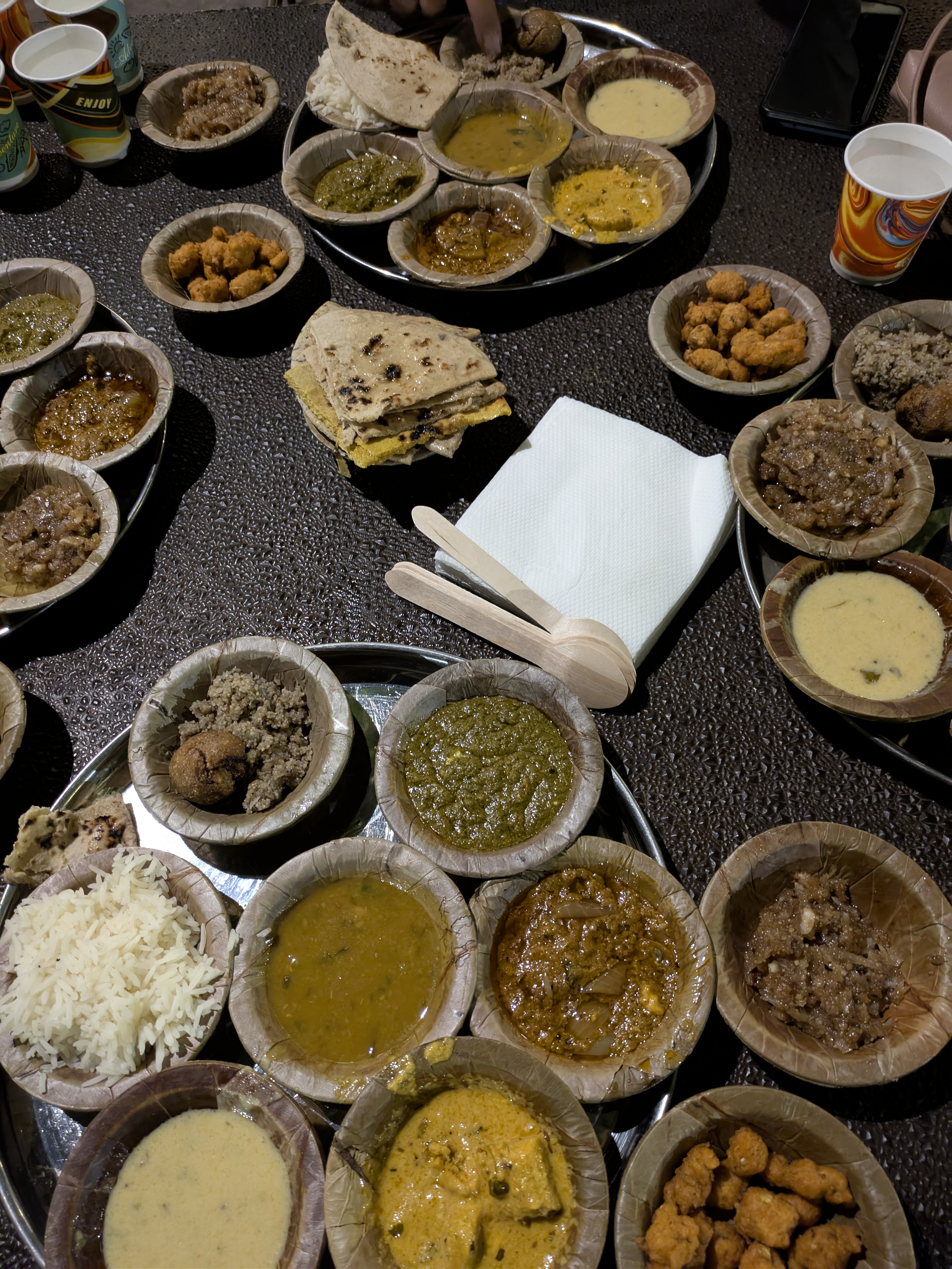 Delicious Food at Chokhi Dhani