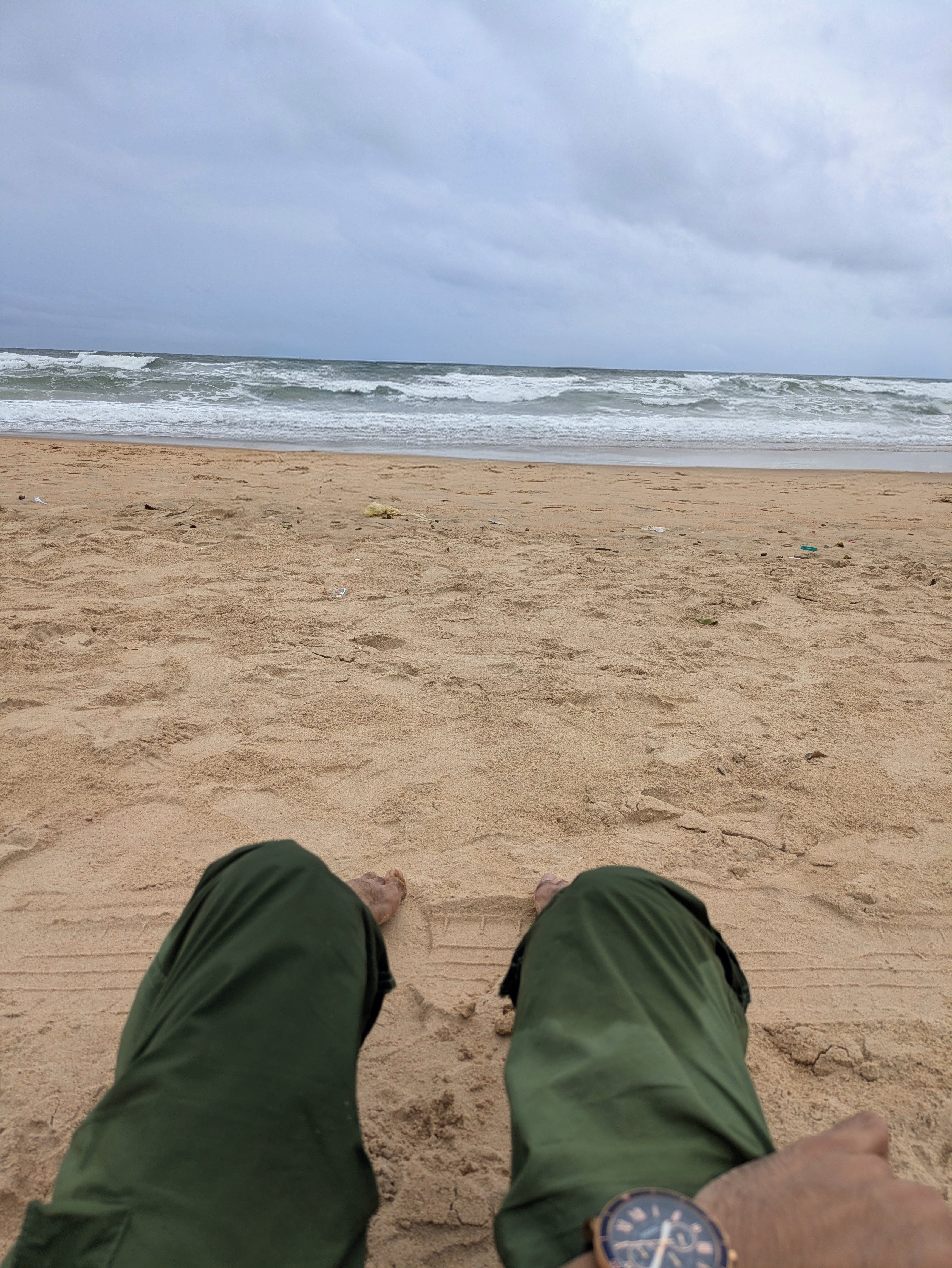 Baga Beach Empty in Monsoon