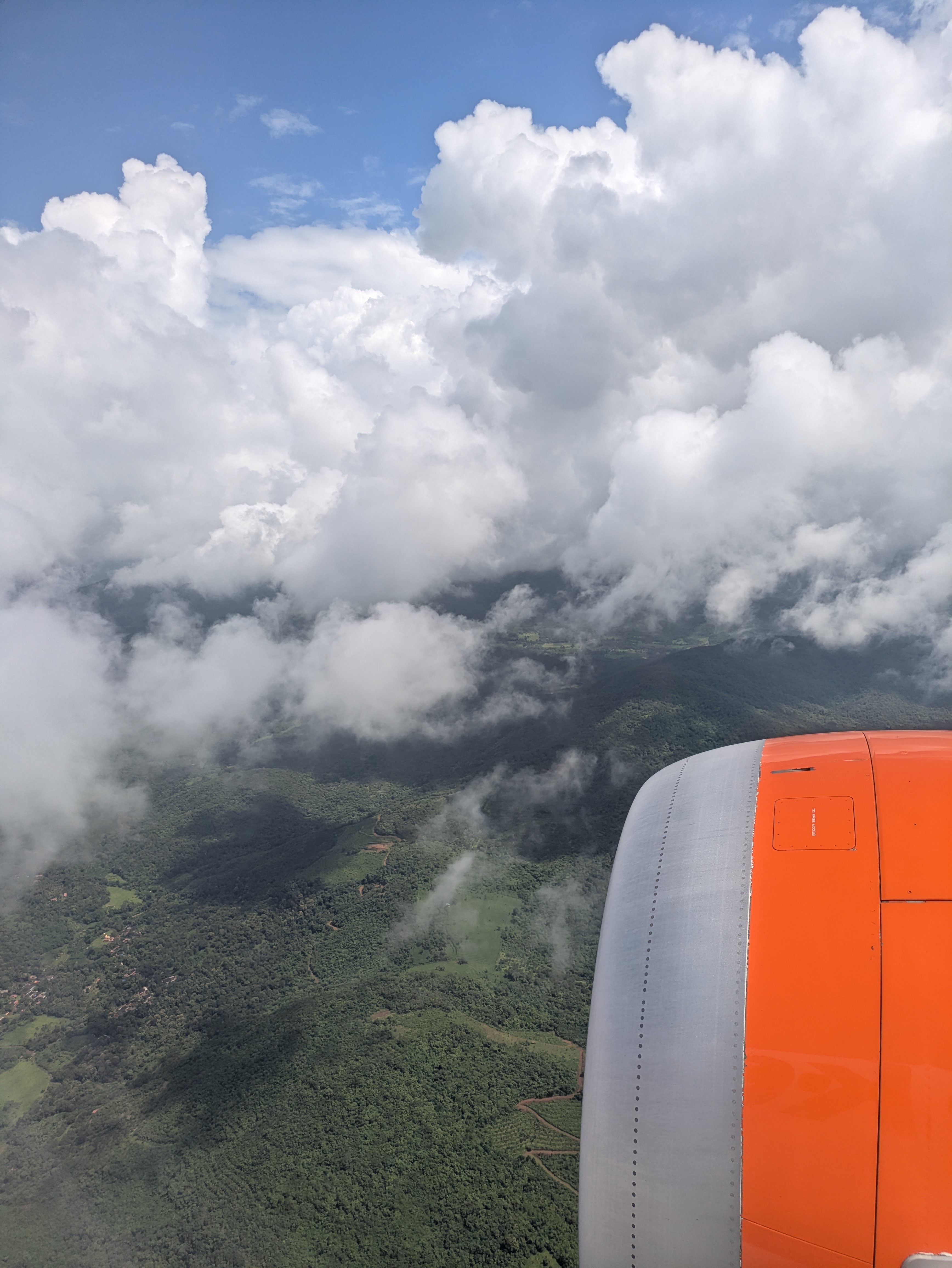 Flight view to Goa